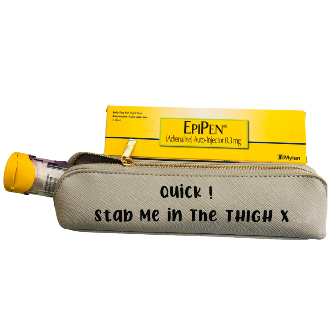 Quick, Stab Me In The Thigh Epipen Pouch