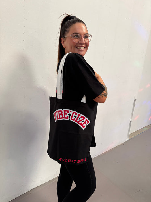 Vibe'Cize : Move. Slay. Repeat. Tote Bag - Limited Edition