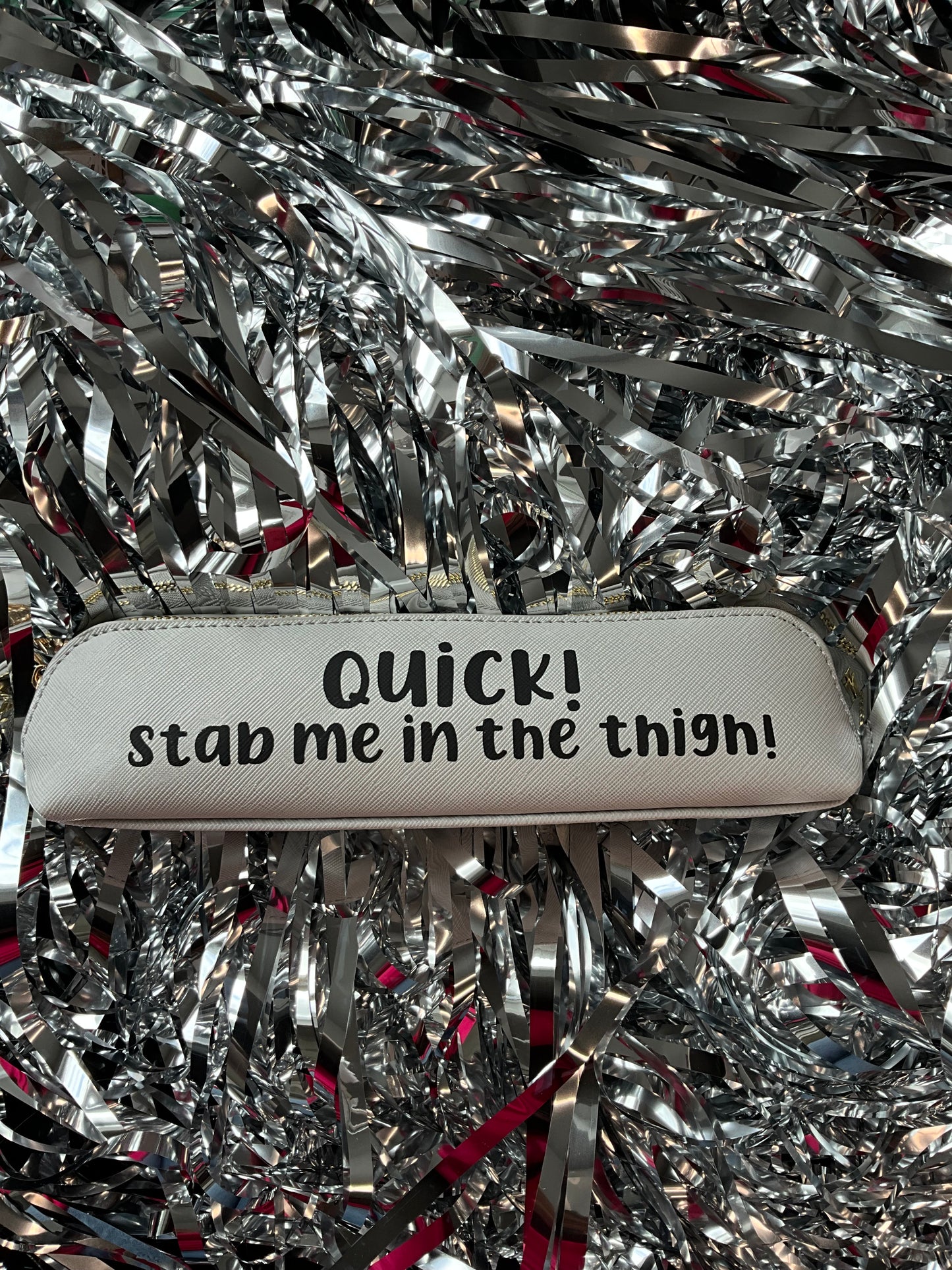 Quick, Stab Me In The Thigh Epipen Pouch