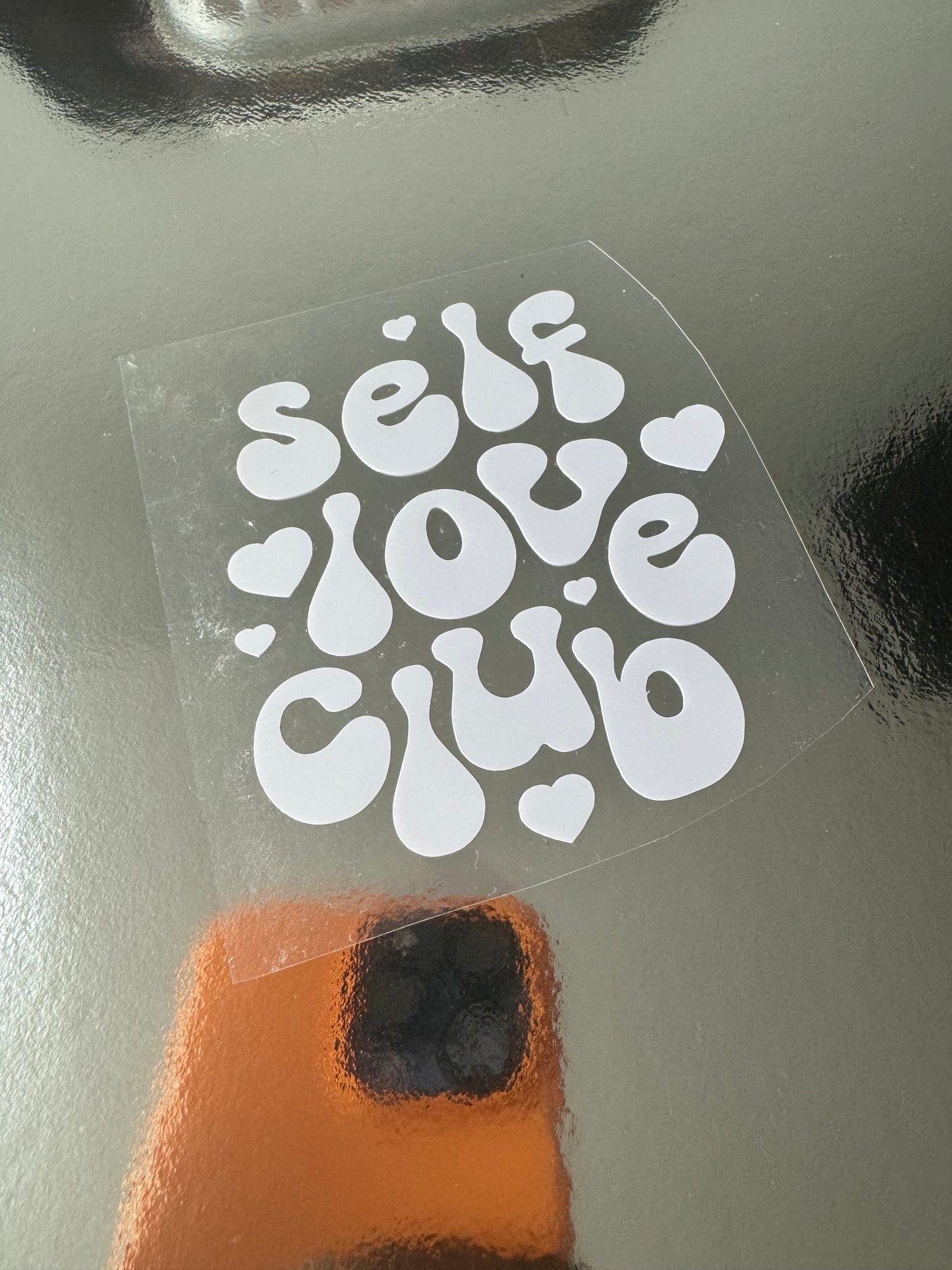 Self Love Club Mirror Decal