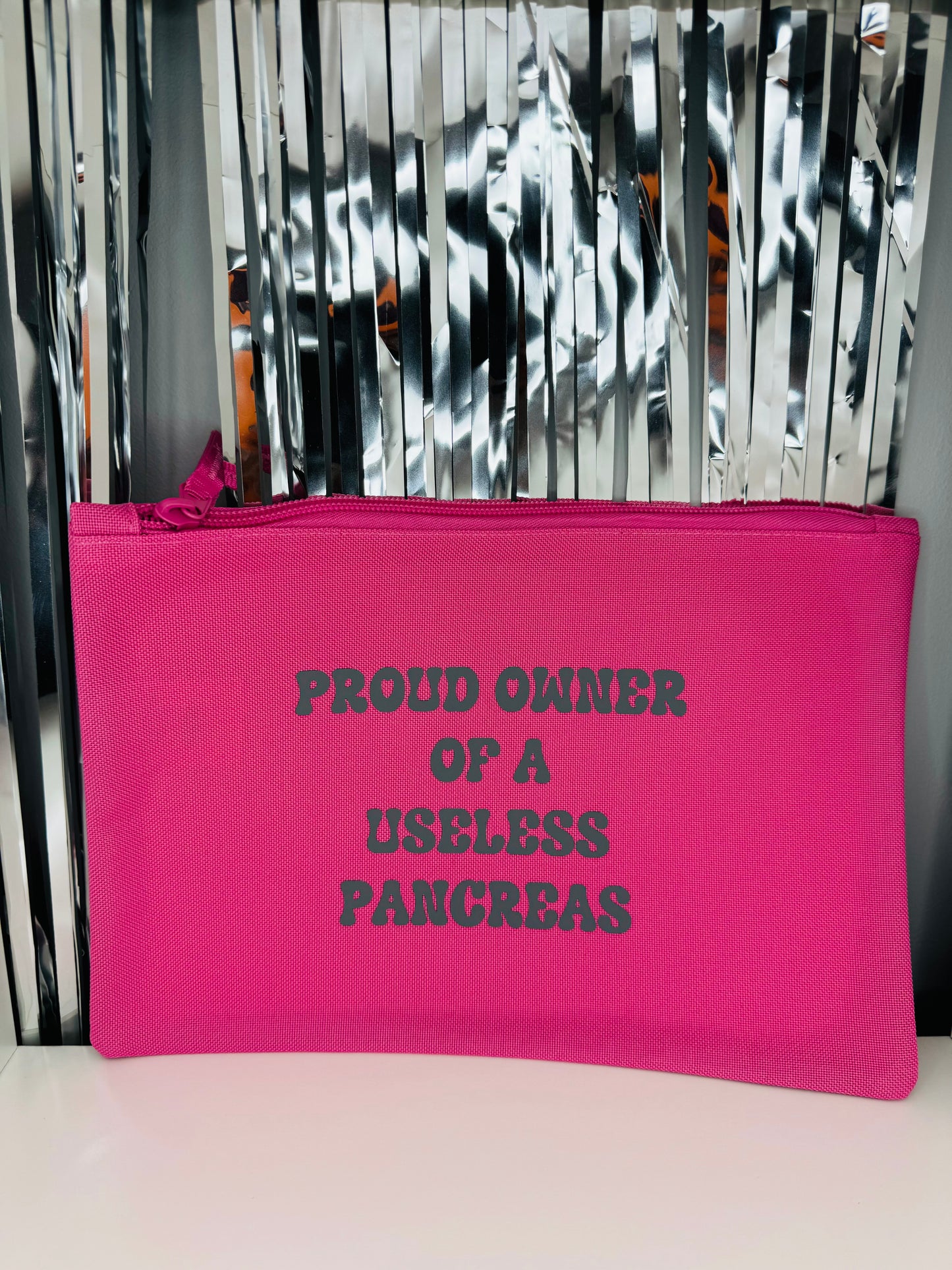 Proud Owner Of A Useless Pancreas - Essentials Pouch
