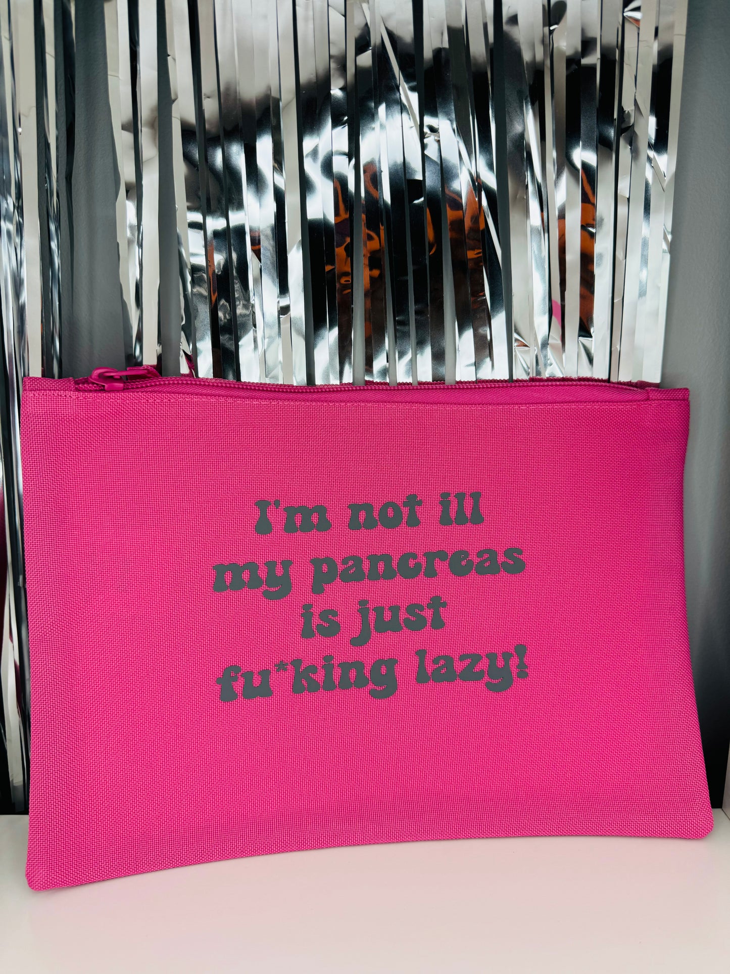I'm Not ill My Pancreas is Just Fu*king Lazy , Diabetes Essentials Pouch
