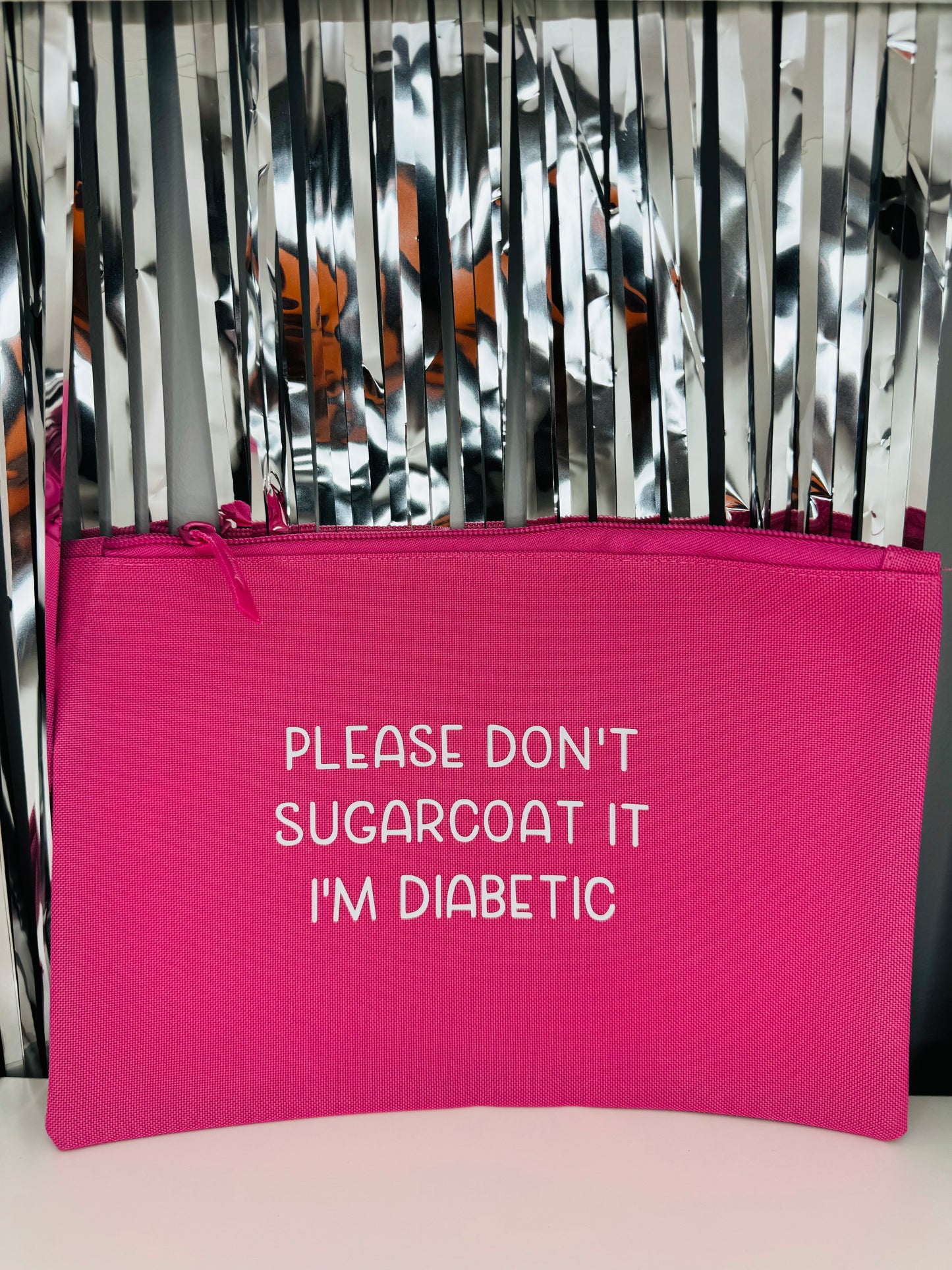 Please Don't Sugarcoat It, I'm diabetic - Essentials Pouch