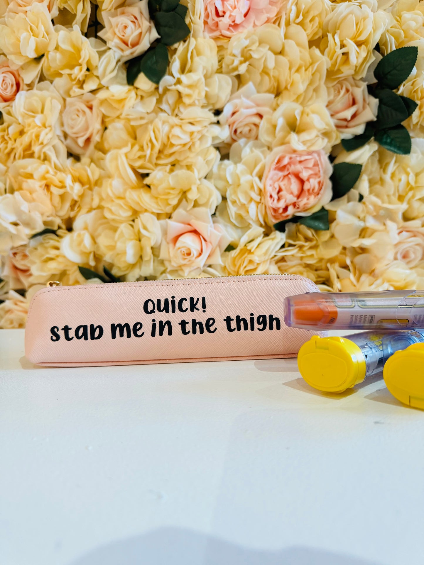 Quick, Stab Me In The Thigh Epipen Pouch