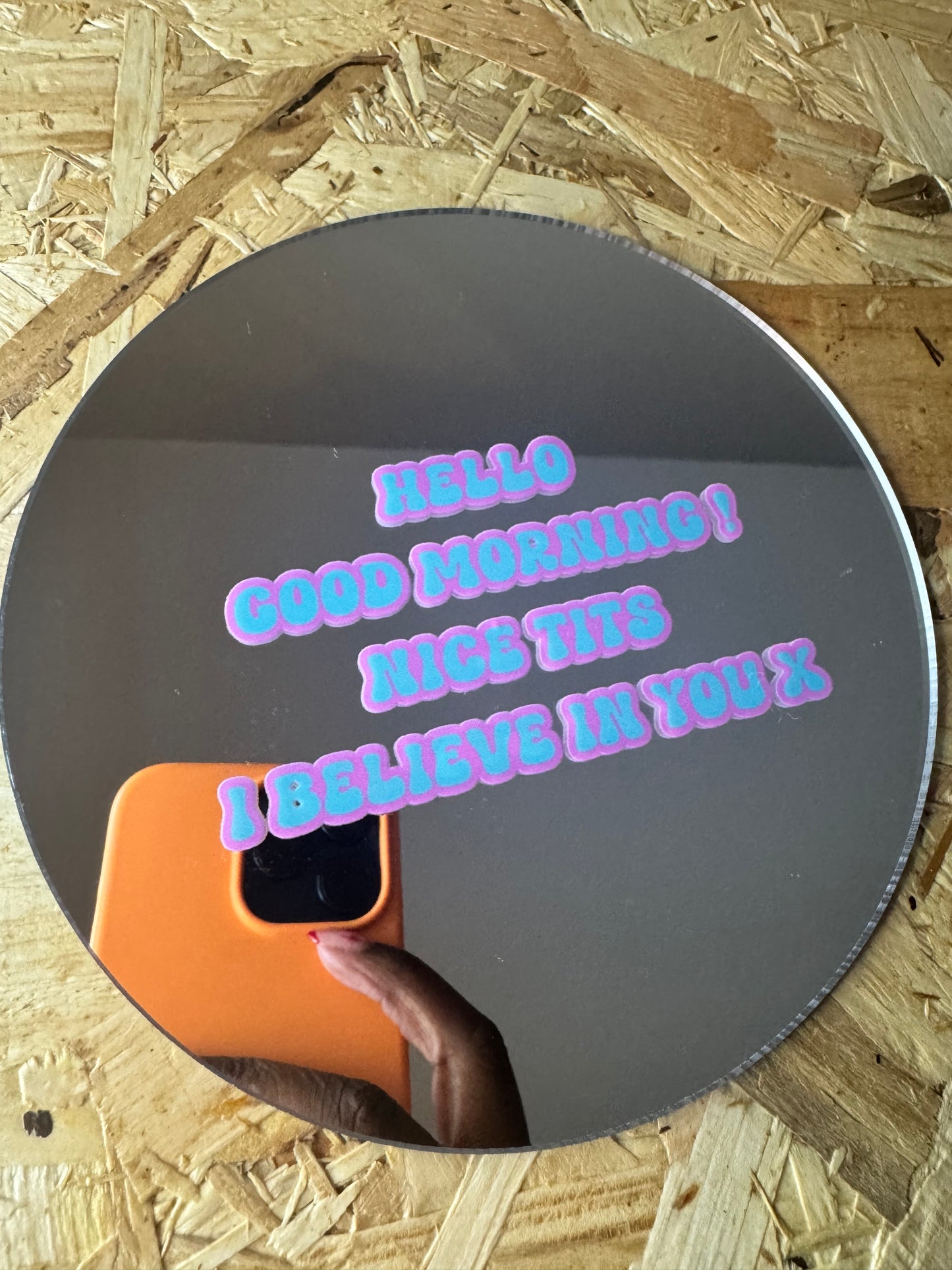 SALE : Printed Mini Acrylic Mirror (150mm - Pick Your Design)