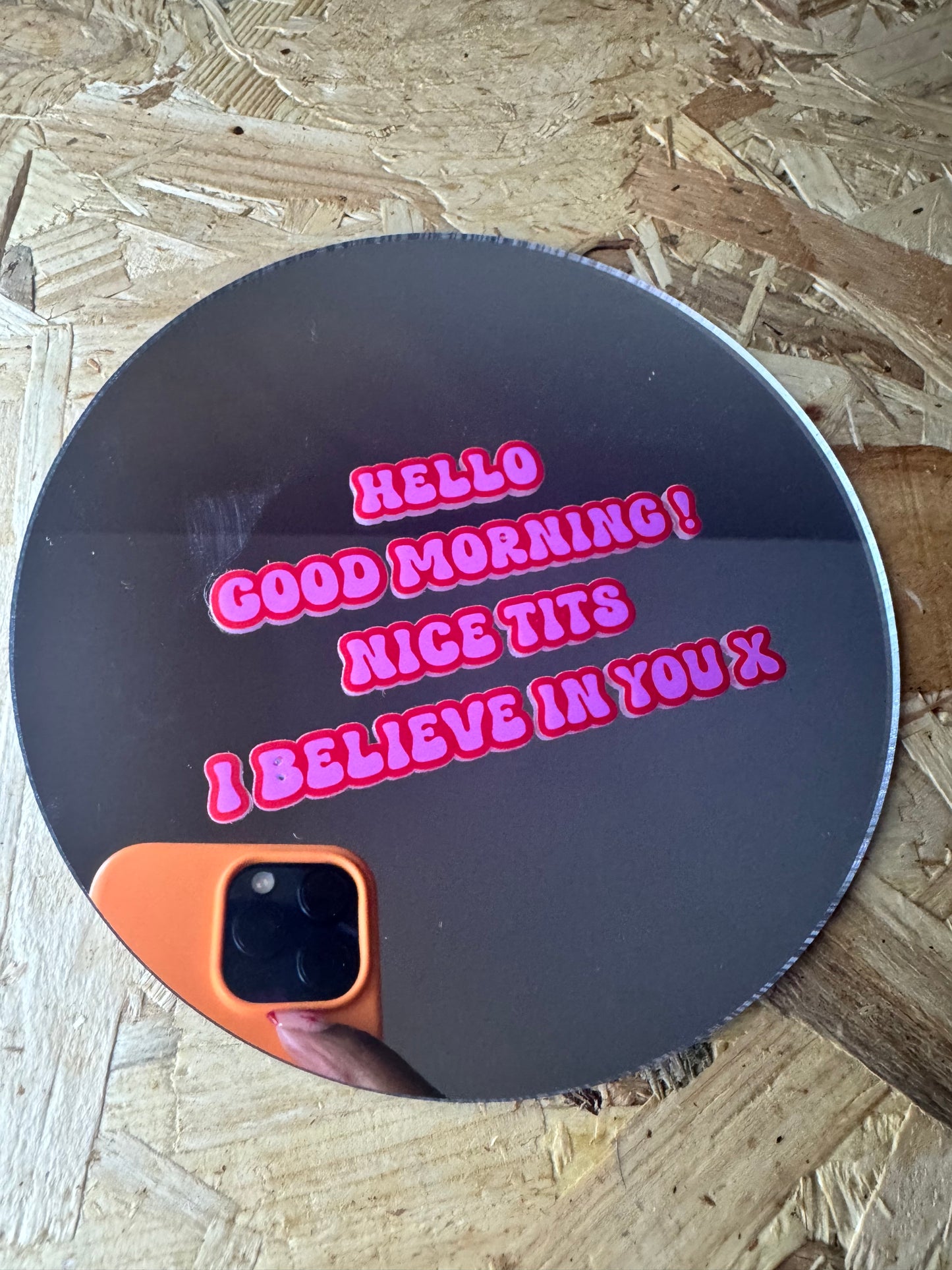 SALE : Printed Mini Acrylic Mirror (150mm - Pick Your Design)