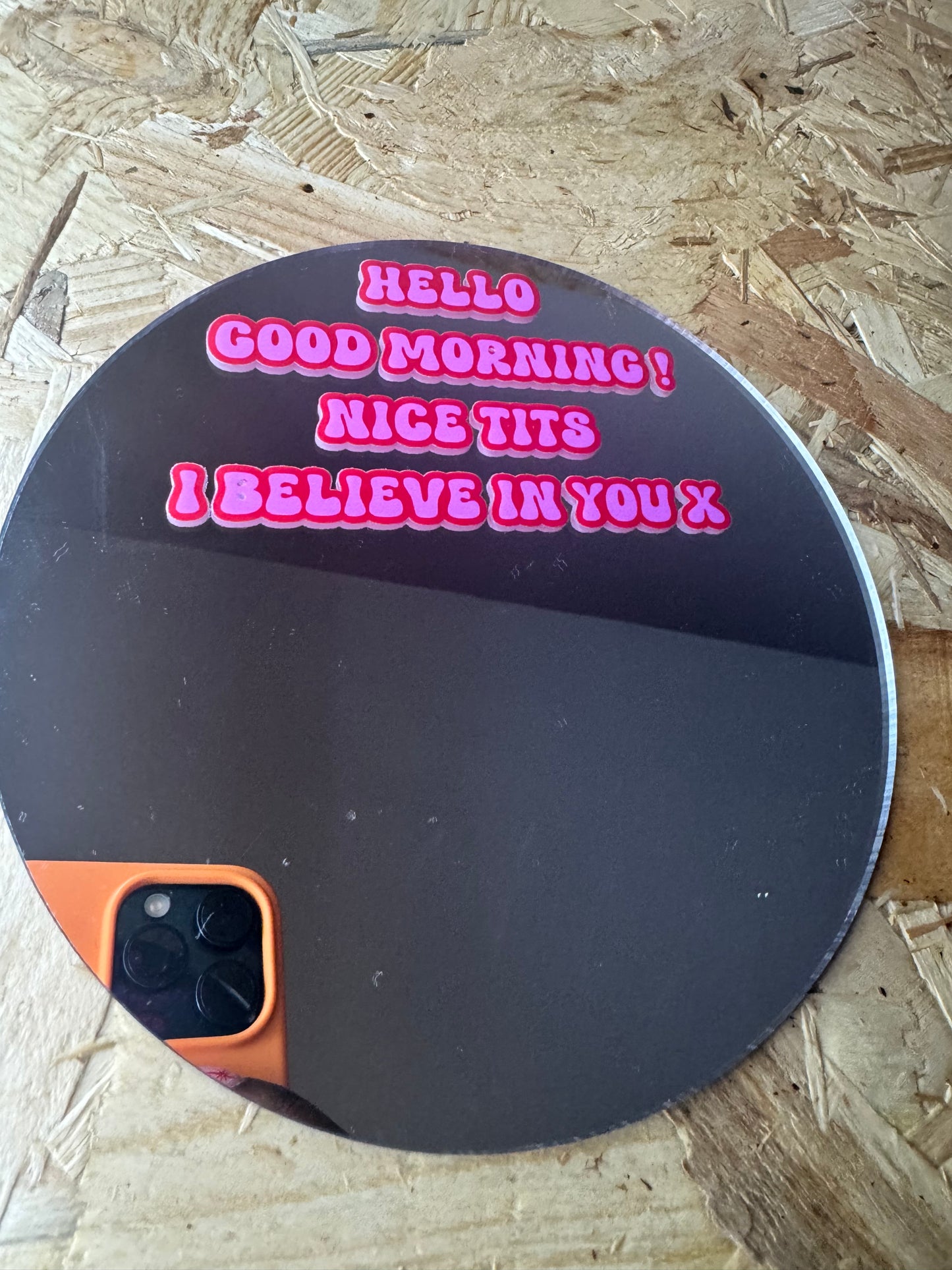 SALE : Printed Mini Acrylic Mirror (150mm - Pick Your Design)