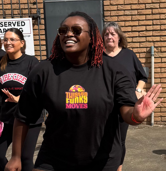 Twisted Funky Moves : Every Body Is A Dancing Body Oversized T-shirt