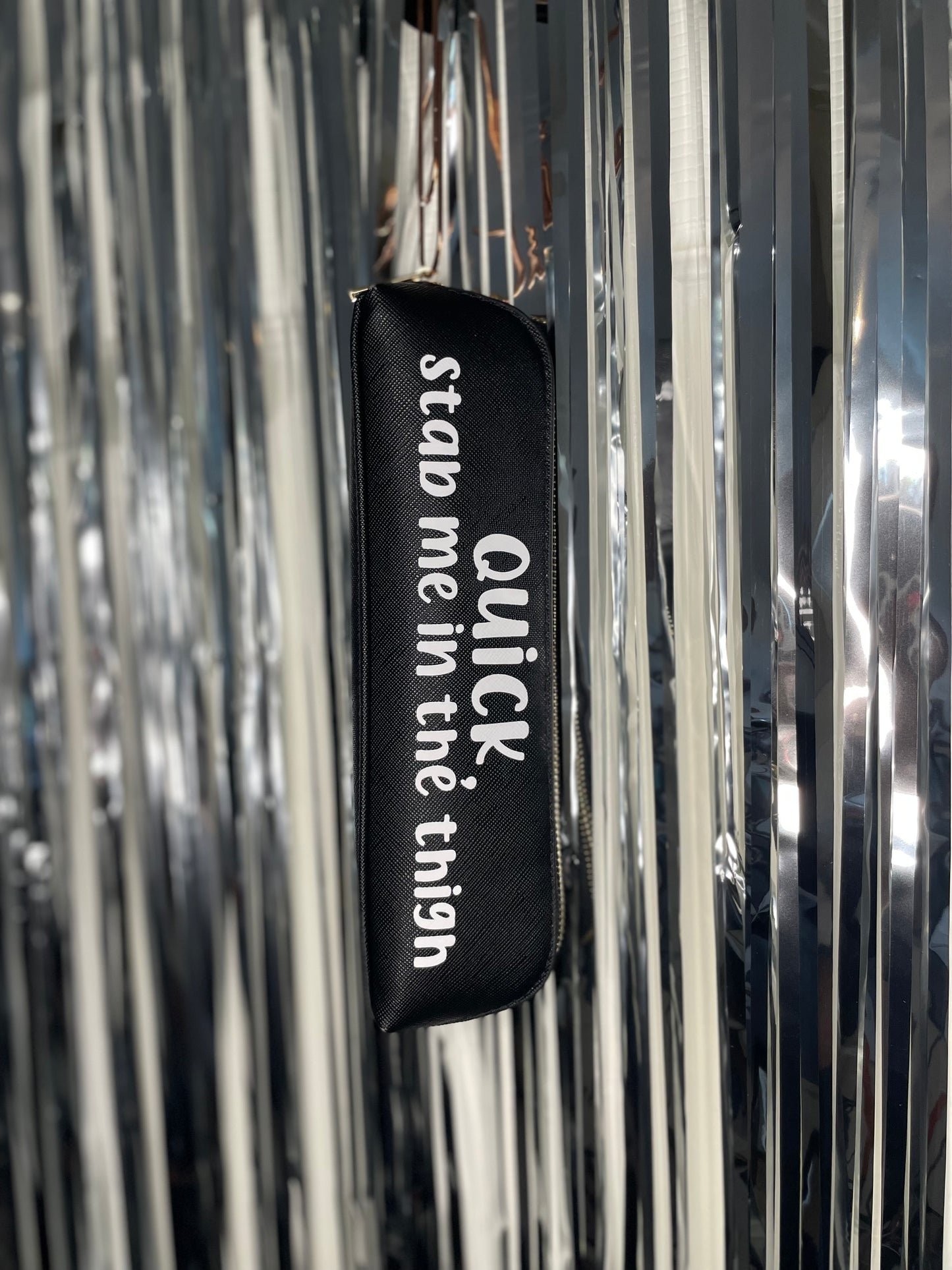 Quick, Stab Me In The Thigh Epipen Pouch