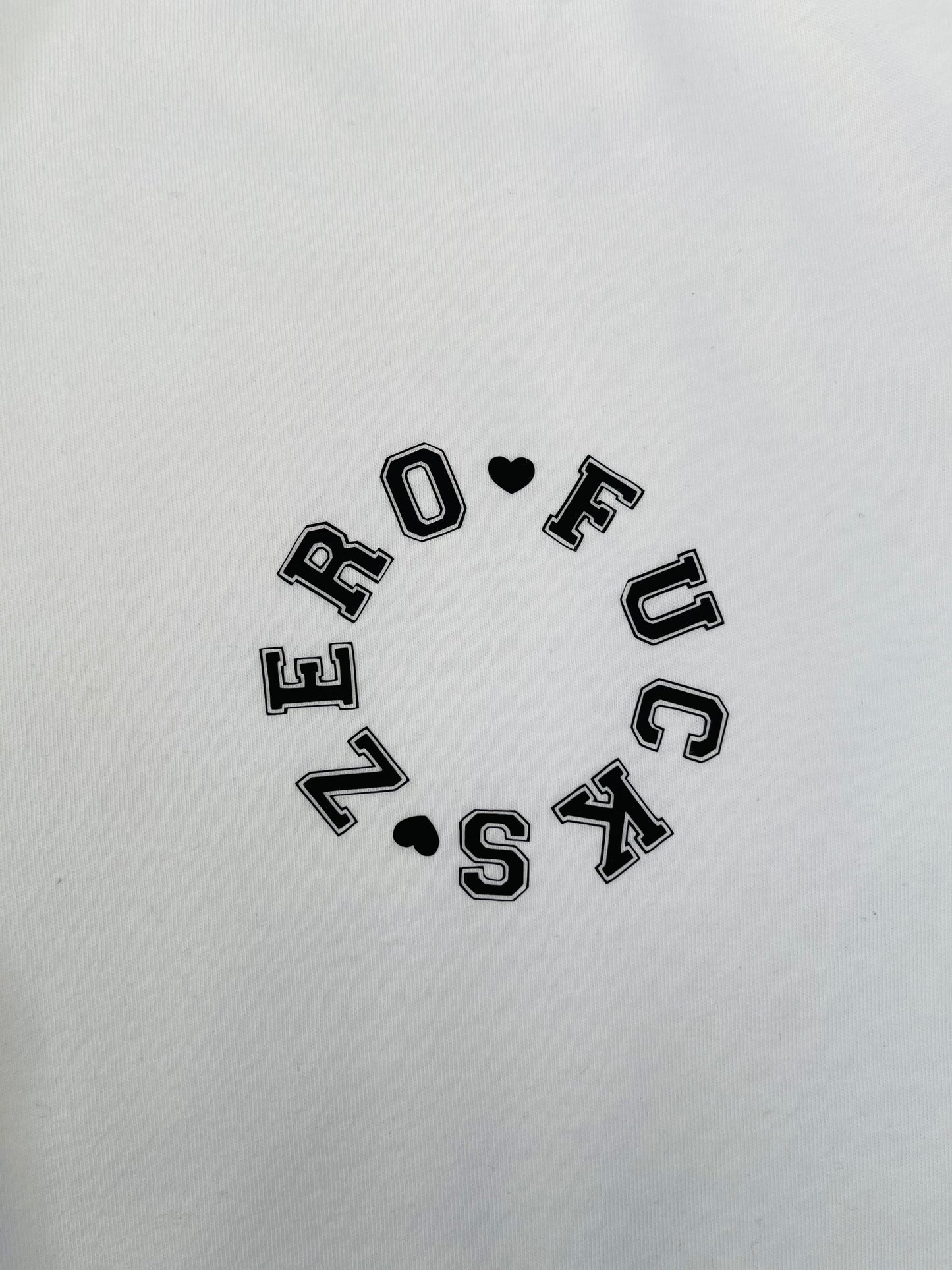 Zero Fucks : Sweary Slogan T-shirt