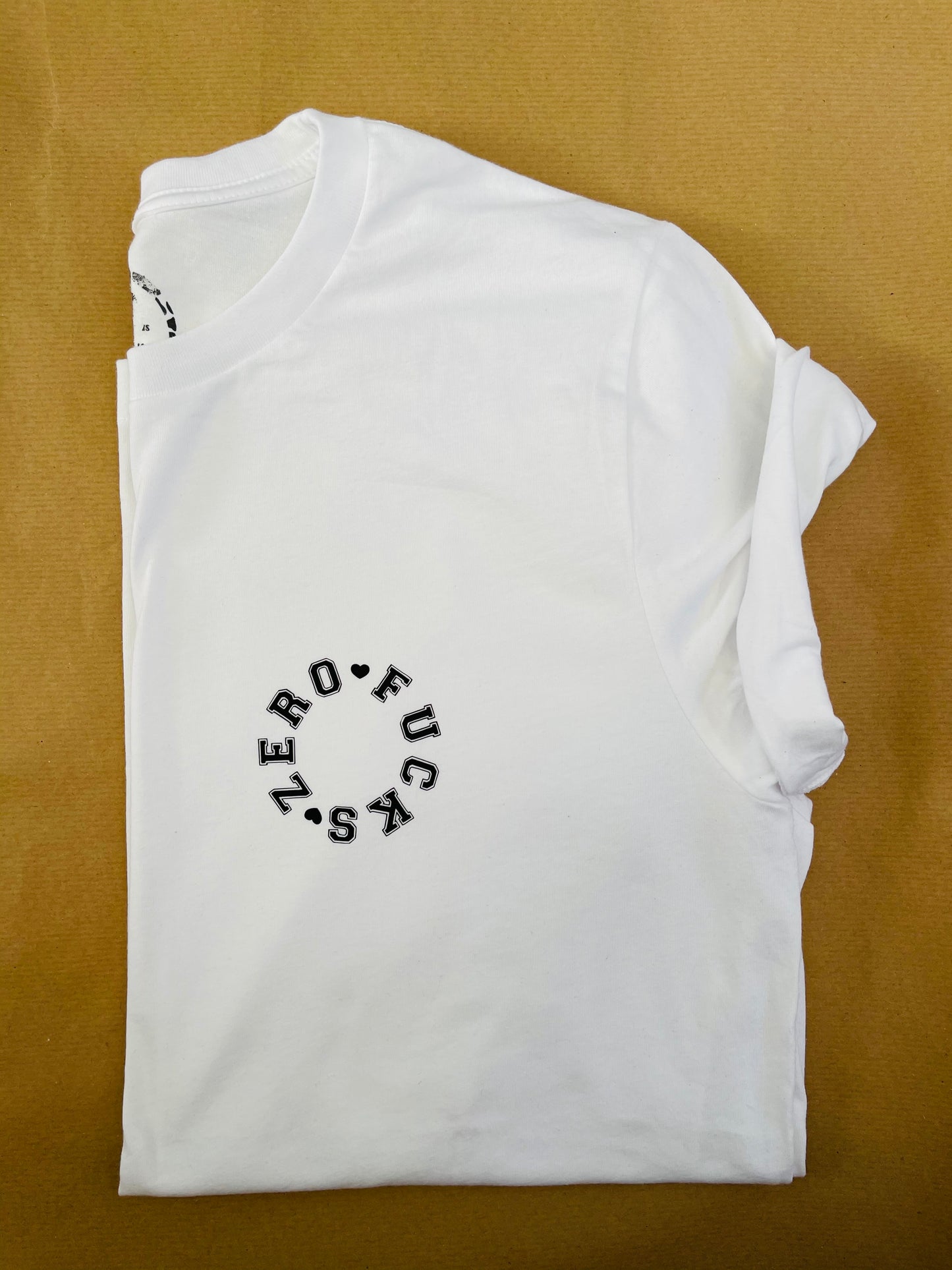 Zero Fucks : Sweary Slogan T-shirt