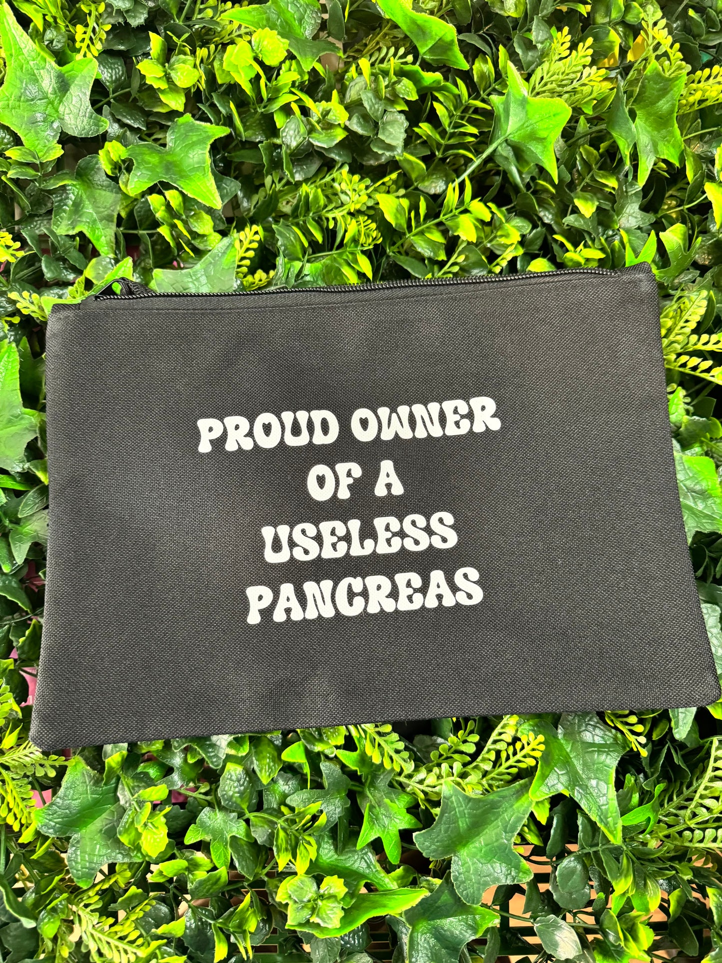 Proud Owner Of A Useless Pancreas - Essentials Pouch
