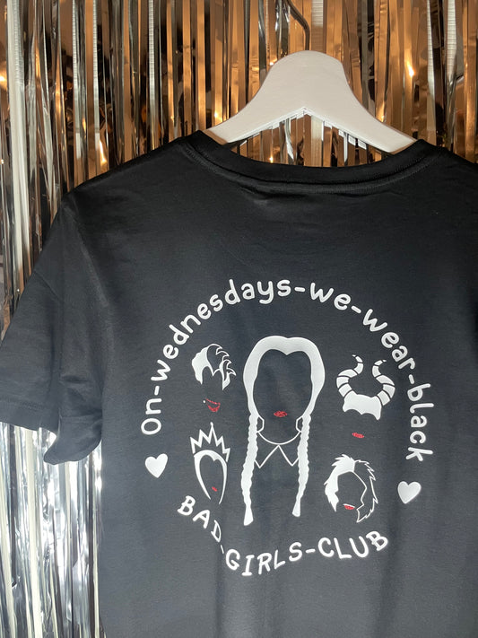 Bad Girls Club, On Wednesdays we wear black, villain T-shirt