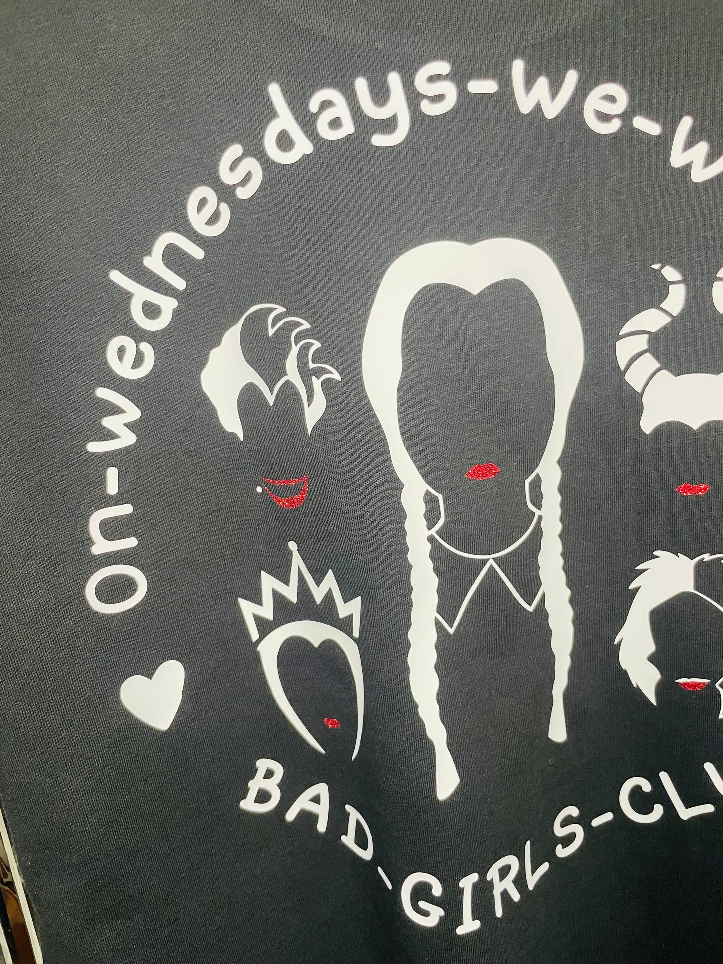 Bad Girls Club, On Wednesdays we wear black, villain T-shirt