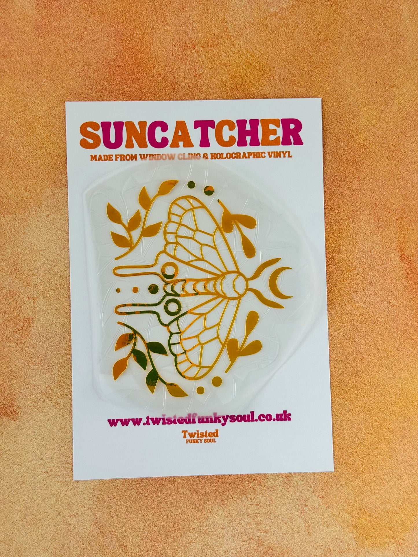 Celestial Moth Rainbow Suncatcher