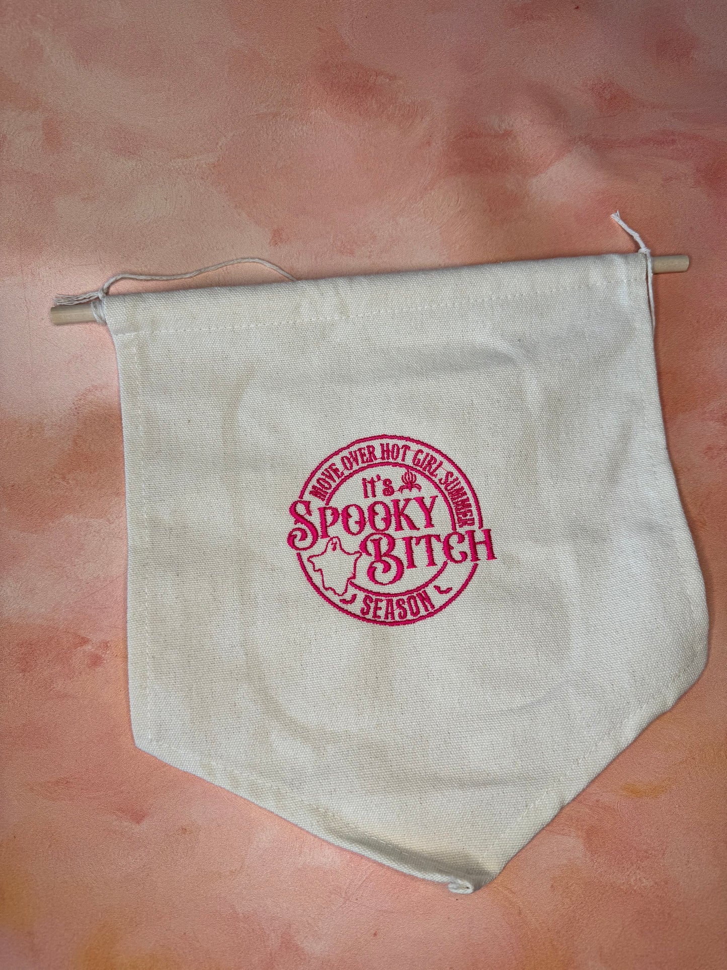 Spooky Bitch Season, Hanging Banner