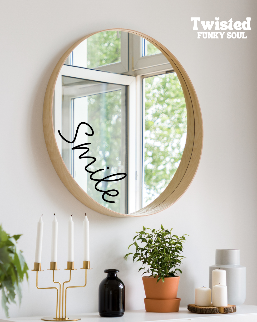 Smile Vinyl Decal