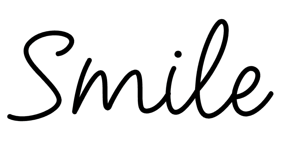 Smile Vinyl Decal
