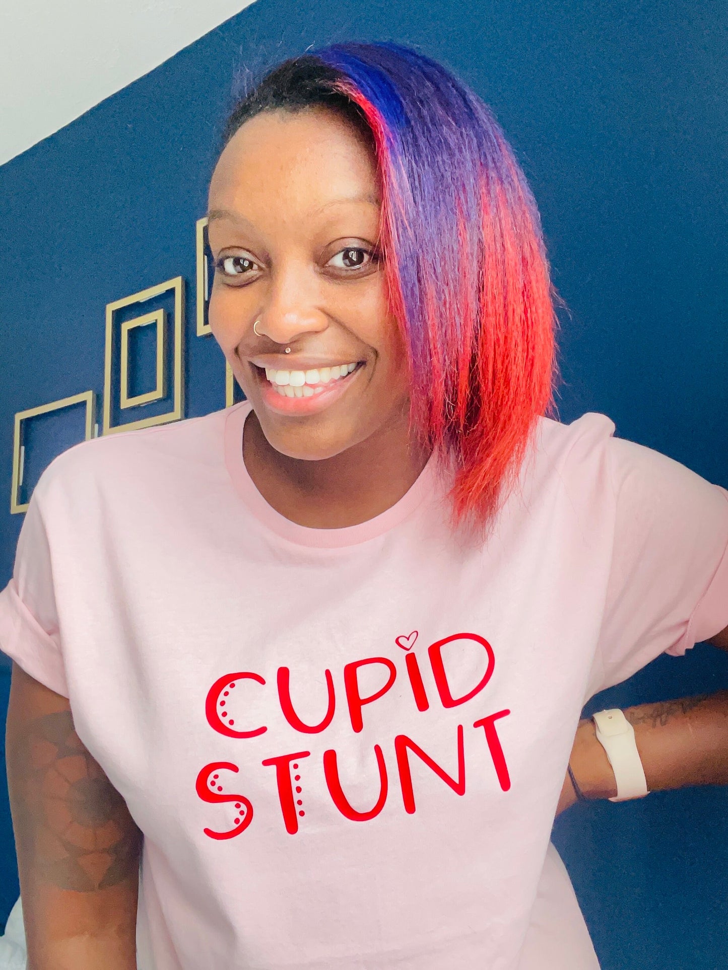 Cupid Stunt | Subtle Sweary Slogan T-shirt | Organic Tee