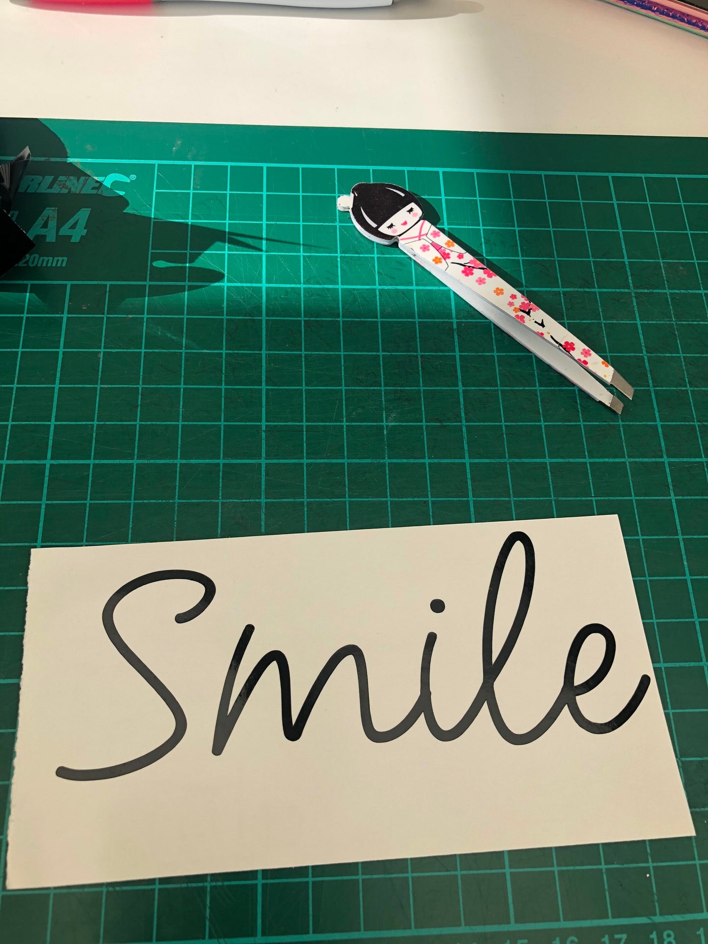Smile Mirror Decal - Self Care - Daily Reminder