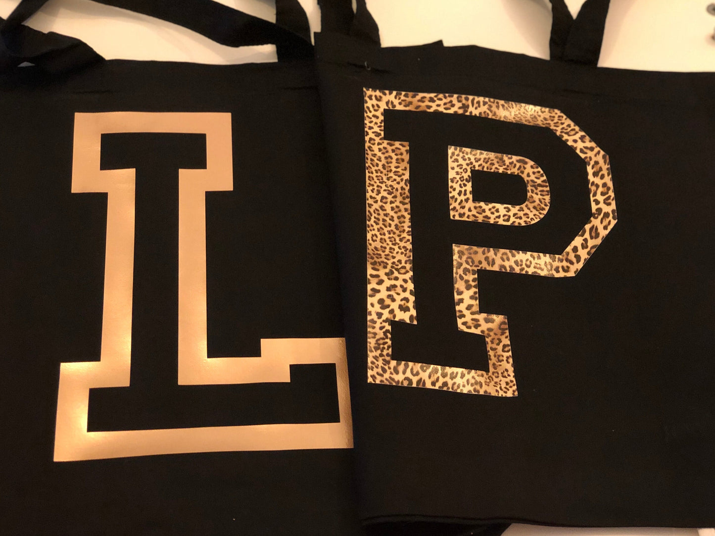 Initial Maxi Tote Bag | Personalised, Monogram Large Bag | Yasmin Danae Designs