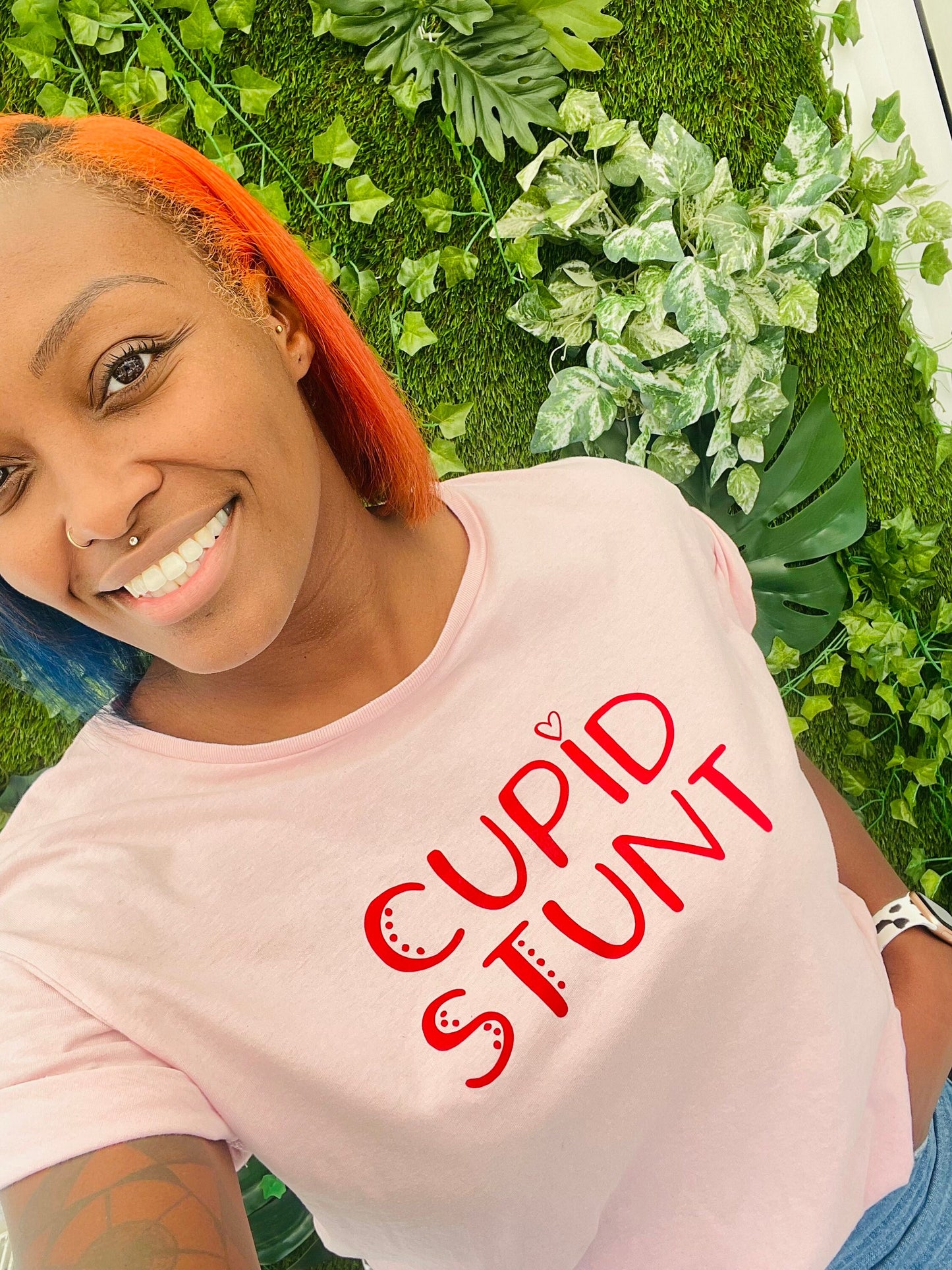 Cupid Stunt | Subtle Sweary Slogan T-shirt | Organic Tee