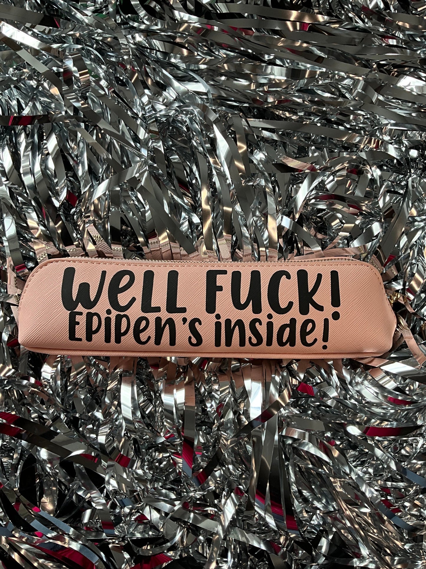 Well Fuck! Epipen’s Inside! | Pink Epi Pen Case | Epipen Inside | Allergy Kit | Medication Bag | Epipen Case | Epipen Holder