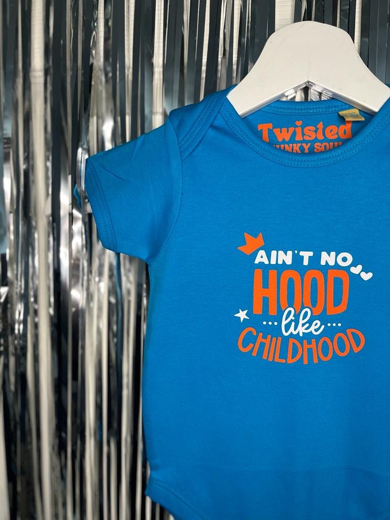 Ain't No Hood Like Childhood Baby Bodysuit, Cute Toddler Onesie, Newborn Baby Romper, Funny Baby Clothing, Baby Shower Gift For Newborns