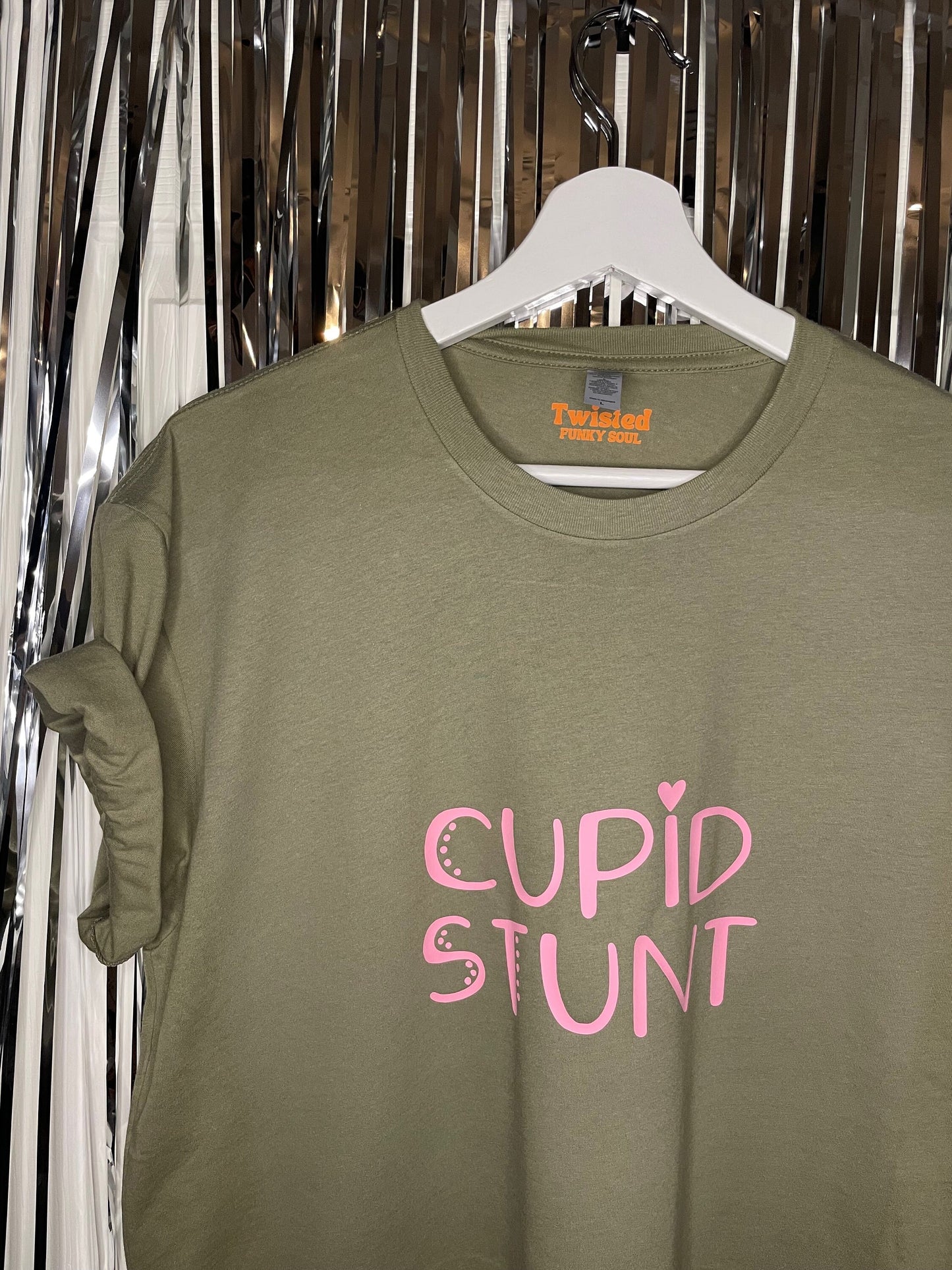 Cupid Stunt | Subtle Sweary Slogan T-shirt | Organic Tee