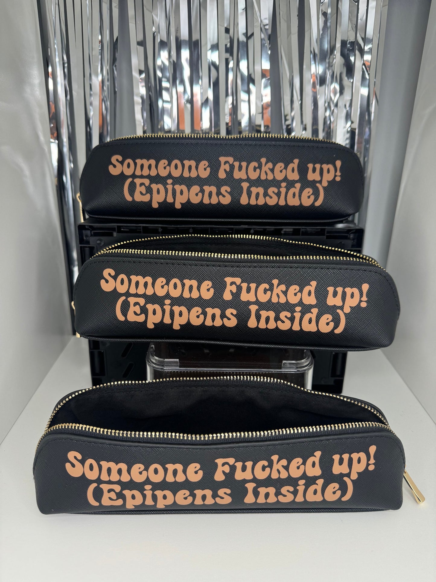 Someone Fucked Up, Epipens Inside, Holder for Epipen , Epi Pen Case Allergy Kit, Medication Bag Epipen Case, Epipen Holder, Fast Dispatch