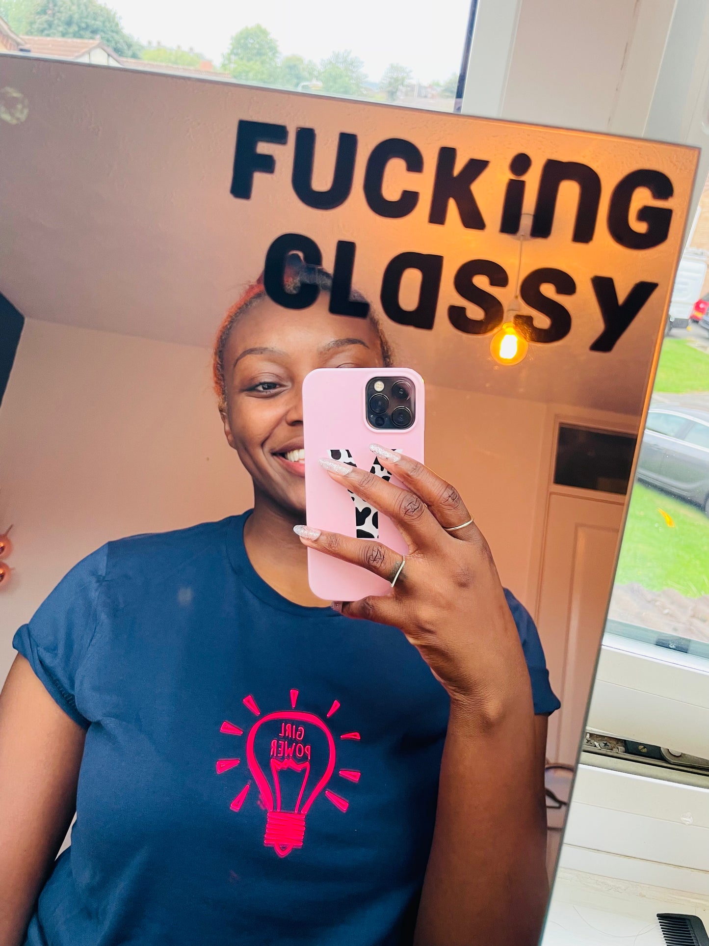 Fucking Classy Mirror Decal