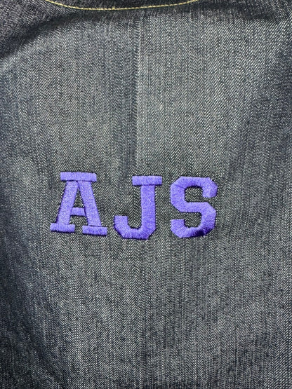 Embroidered Initials Denim Apron - Design Your Own