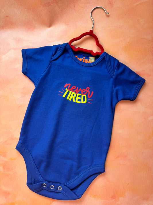 Never Tired Baby Bodysuit - Sale