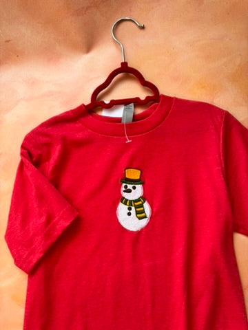 Snowman Kids T-shirt - Sale