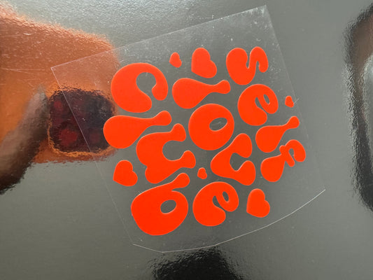 Self Love Club Mirror Decal