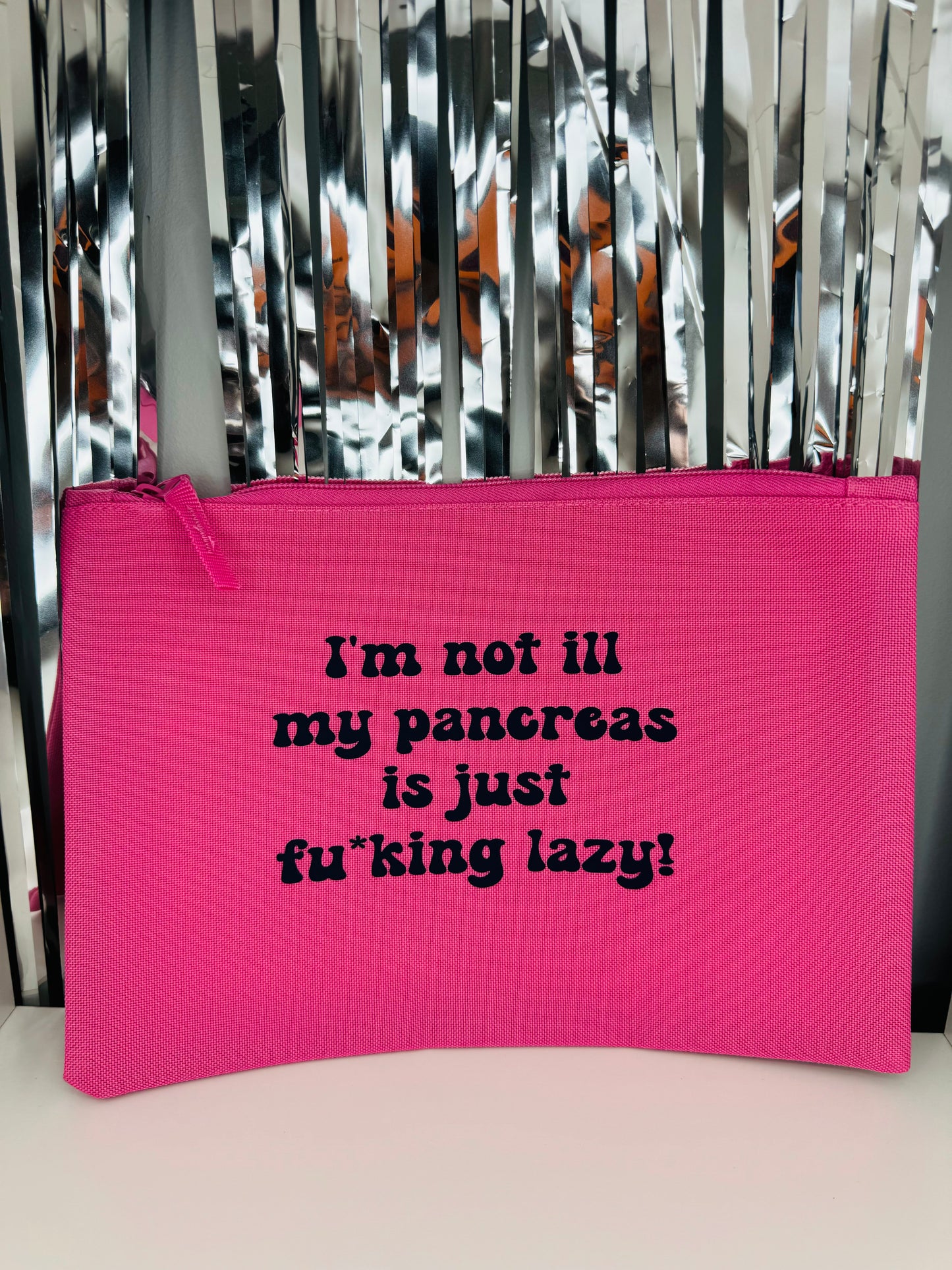 I'm Not ill My Pancreas is Just Fu*king Lazy , Diabetes Essentials Pouch