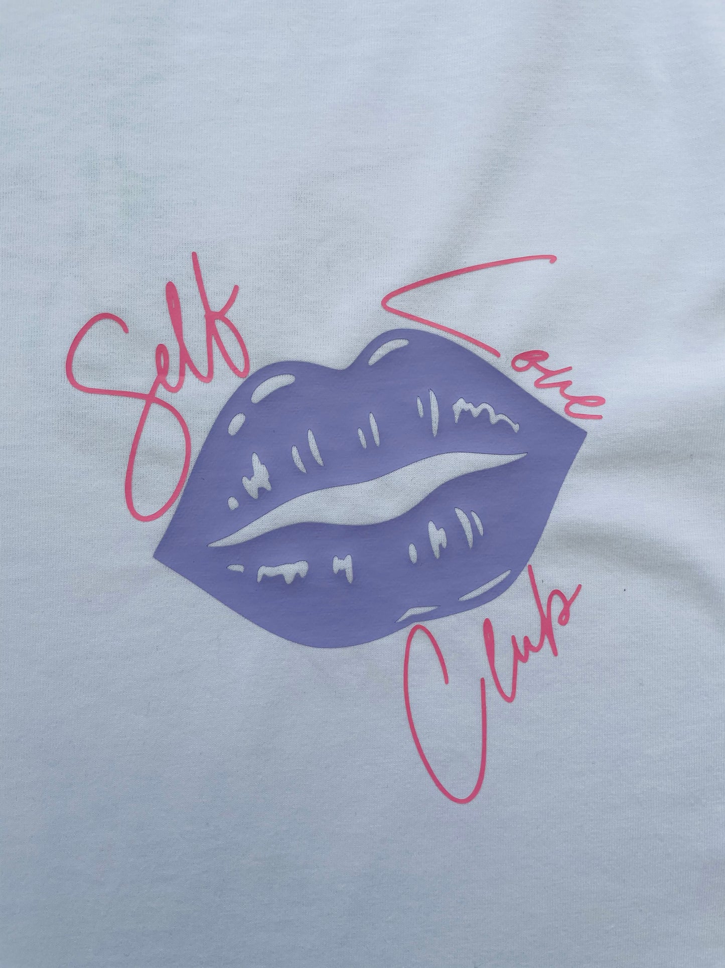 Self Love Club Lips Slogan T-shirt