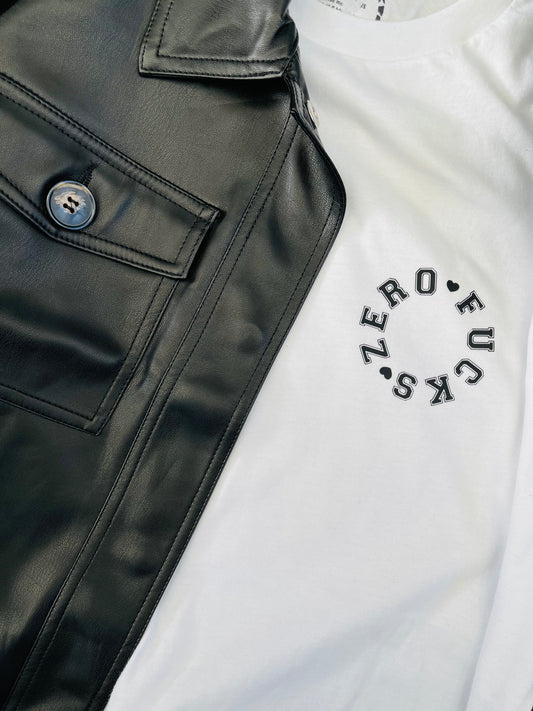 Zero Fucks : Sweary Slogan T-shirt