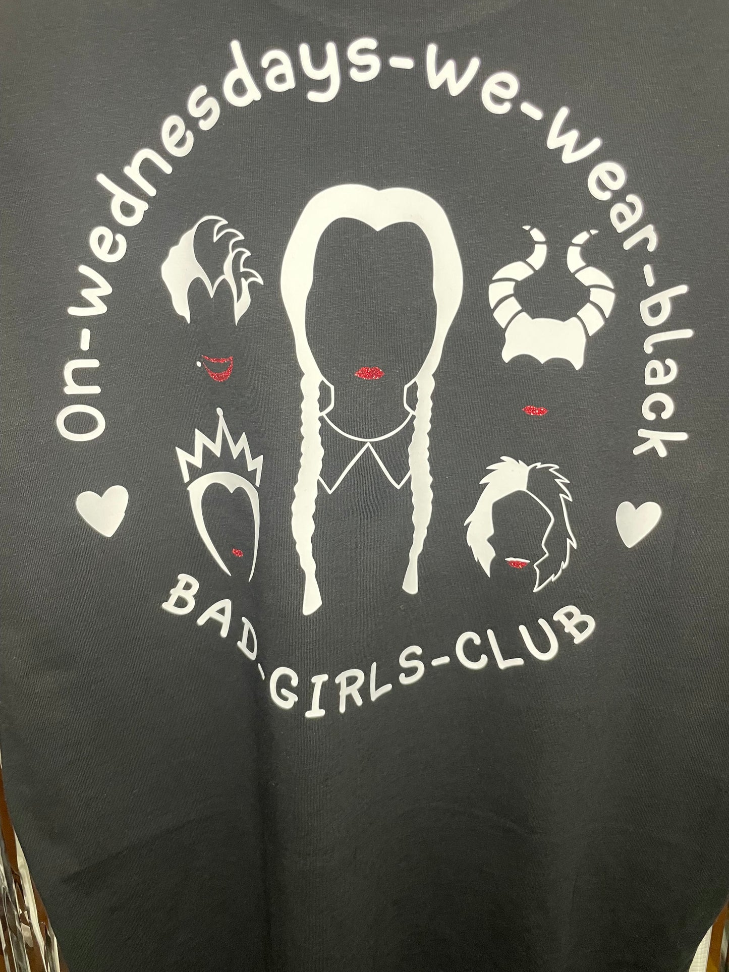 Bad Girls Club, On Wednesdays we wear black, villain T-shirt