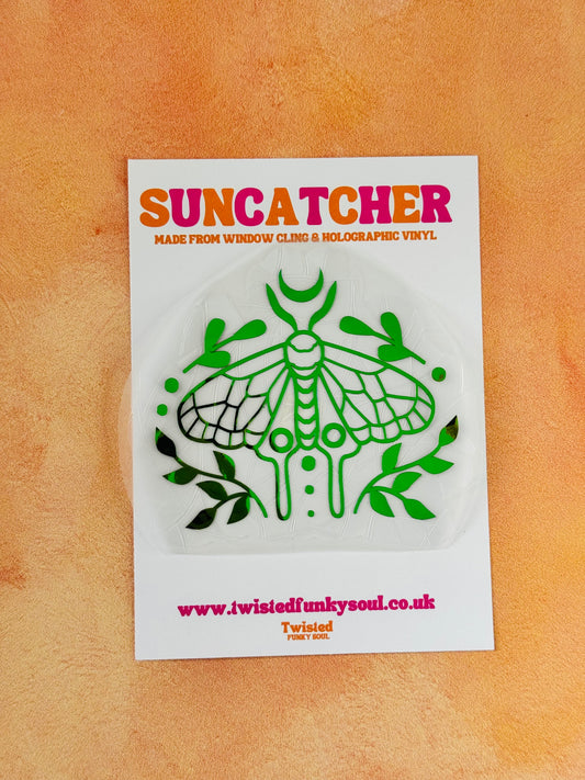 Celestial Moth Rainbow Suncatcher