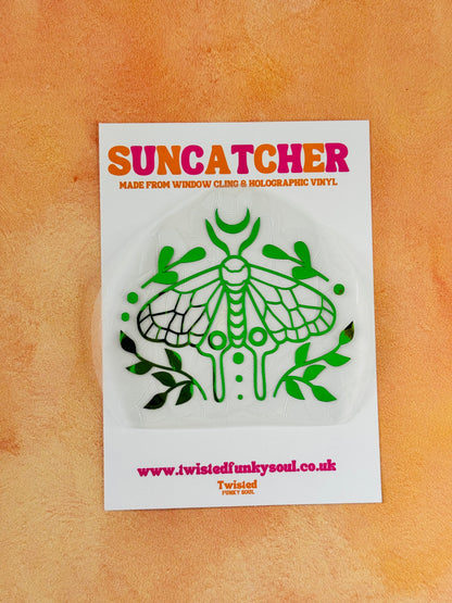Celestial Moth Rainbow Suncatcher
