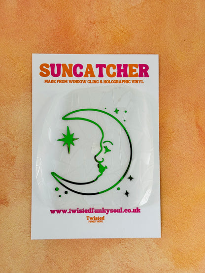 Moon - Rainbow Suncatcher