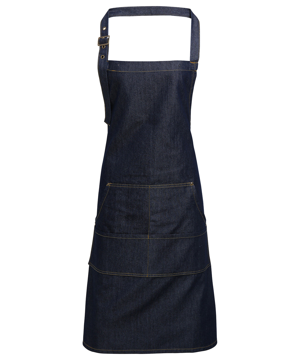 Embroidered Initials Denim Apron - Design Your Own