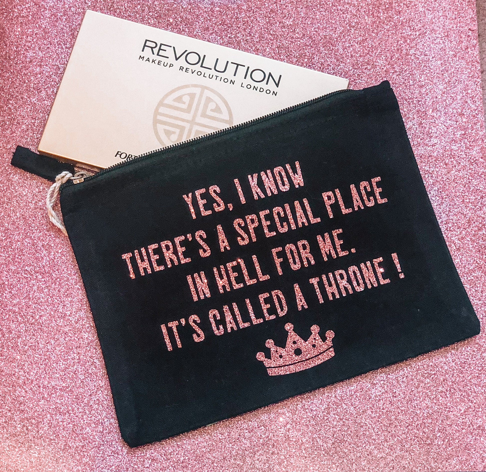 Throne In Hell Accessory Pouch / Make Up Bag