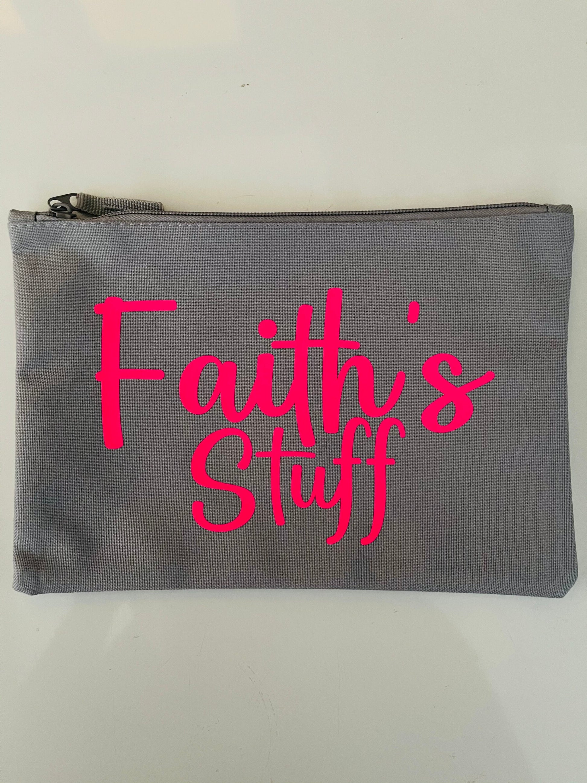 Personalised Grab Pouch | Make Up | Accessory Bag
