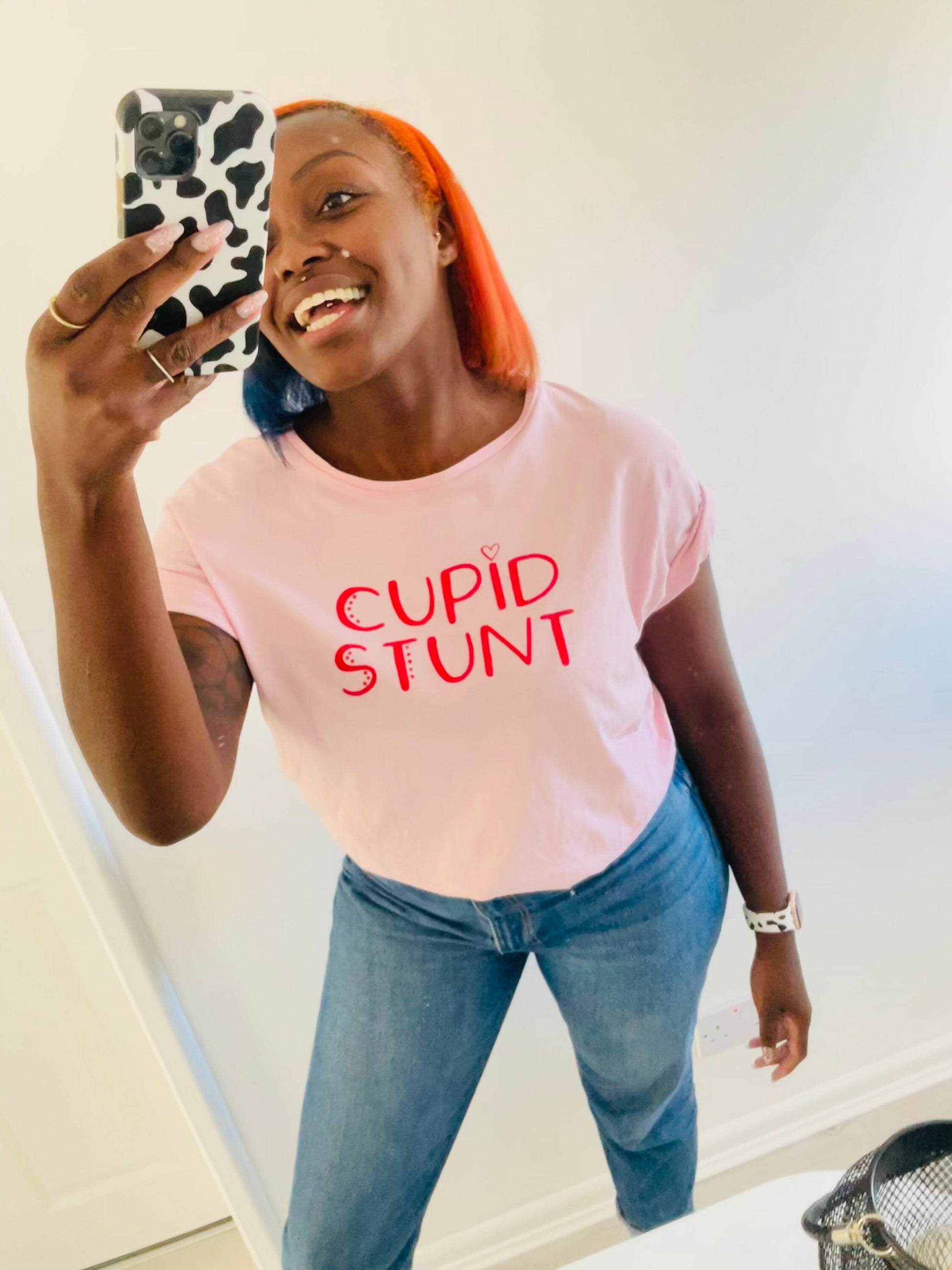 Cupid Stunt | Subtle Sweary Slogan T-shirt | Organic Tee