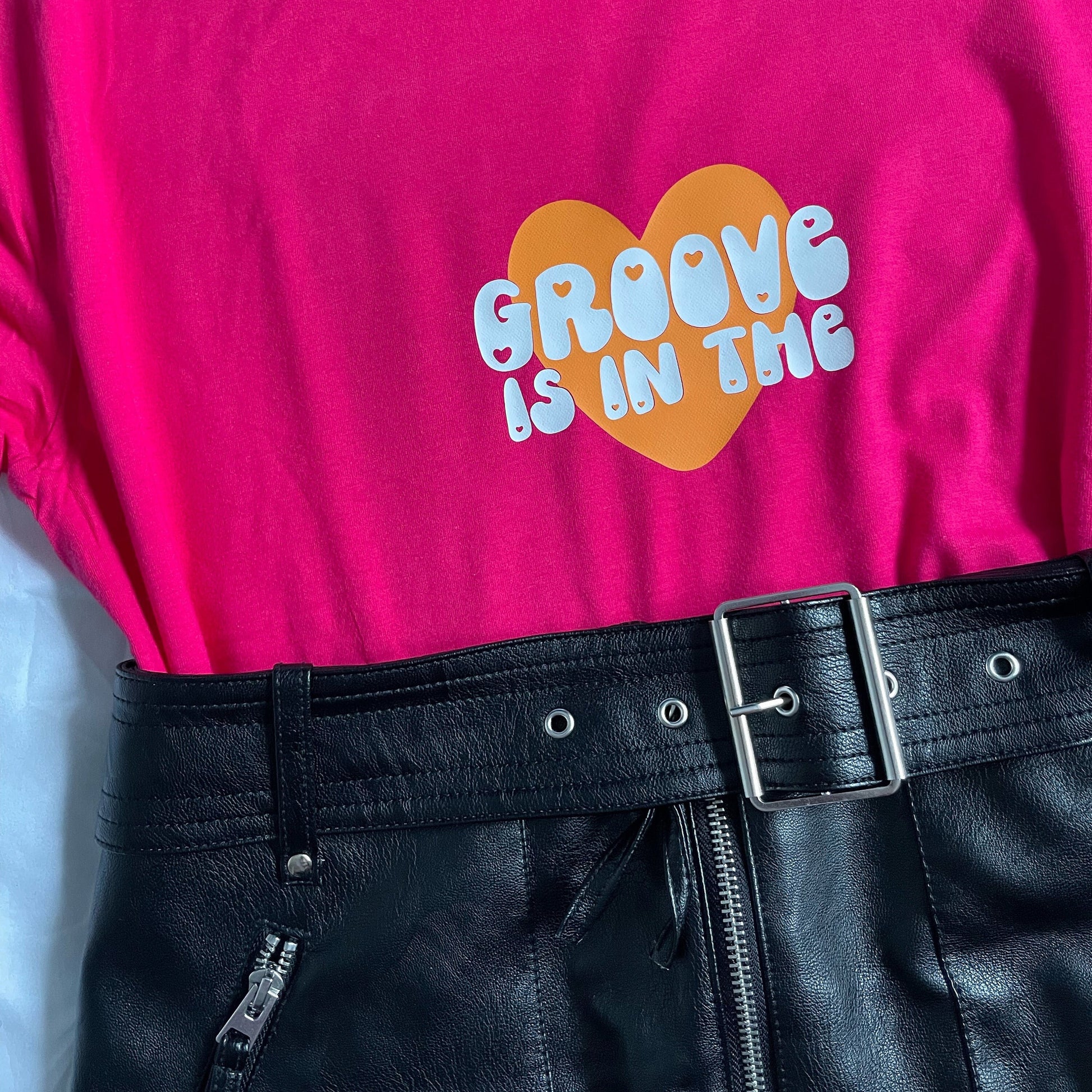 Groove Is In The Heart | Funk Soul | 90s Baby | 1990 | Funky | Dance | Retro | Disco | Slogan T-shirt | Organic Tee