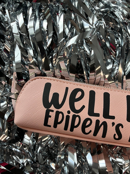 Well Fuck! Epipen’s Inside! | Pink Epi Pen Case | Epipen Inside | Allergy Kit | Medication Bag | Epipen Case | Epipen Holder