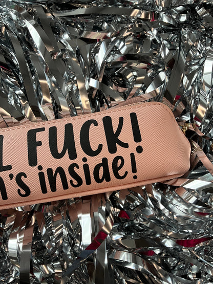 Well Fuck! Epipen’s Inside! | Pink Epi Pen Case | Epipen Inside | Allergy Kit | Medication Bag | Epipen Case | Epipen Holder