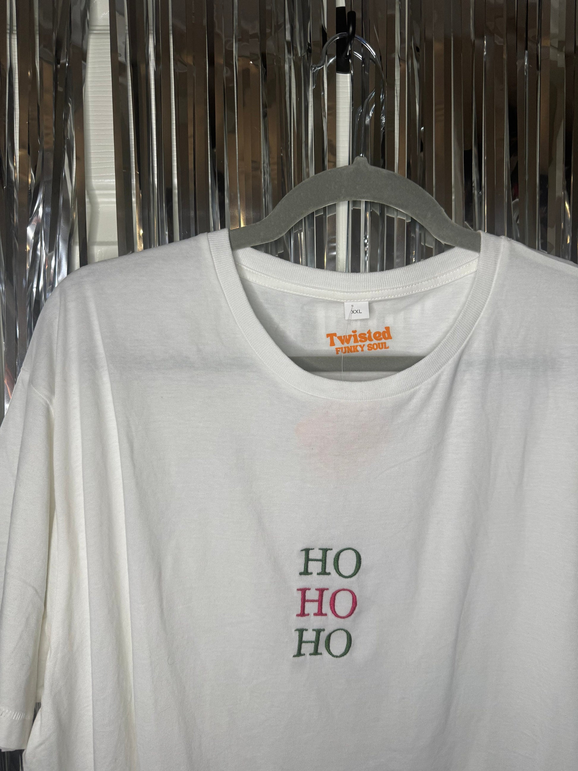 HO HO HO Festive Sweater | Christmas Jumper| Santa Claus | Mrs Claus |